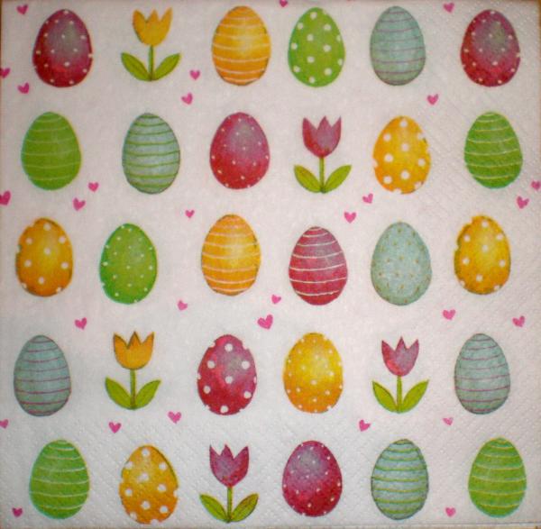 113 Eggs,  Easter Eggs - 3 ply (yellow) - Ihr